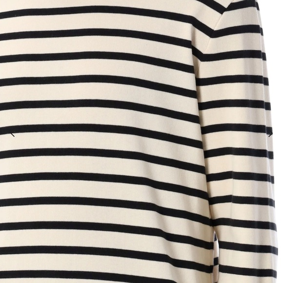 Jil Sander Mens Navy/Black & Off White Striped Long Sleeve t-shirt medium - Picture 13 of 13